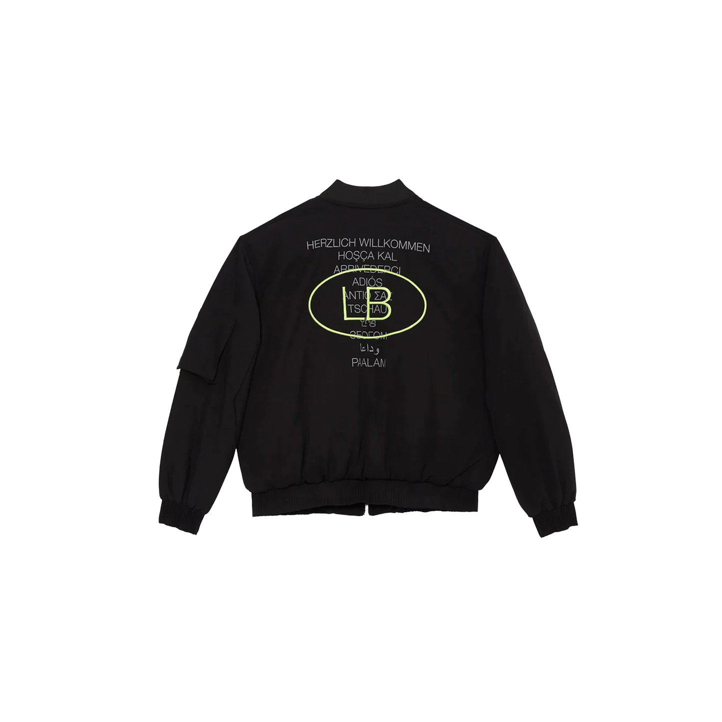 Les Benjamins Bomber Black Jacket