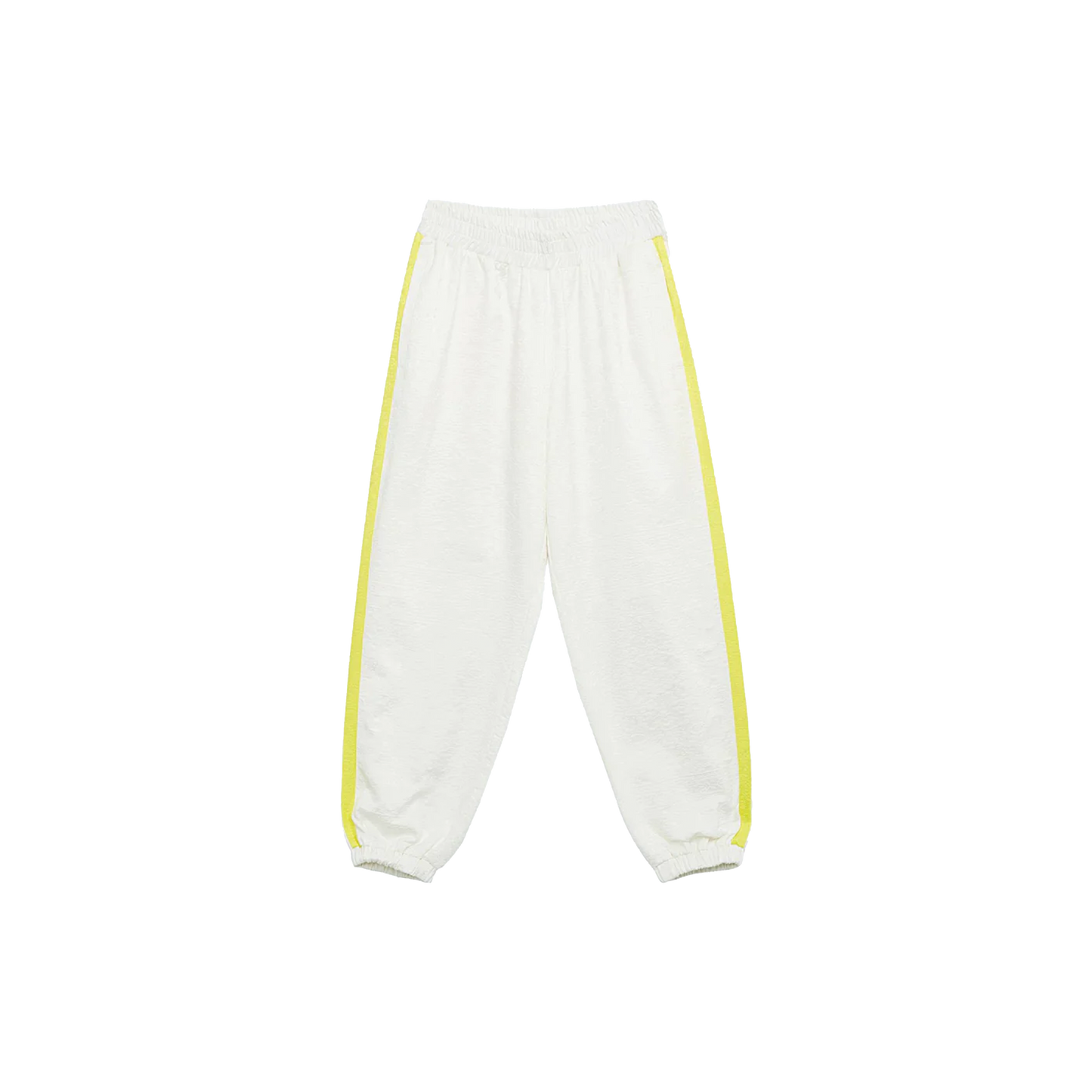 Les Benjamins White Track Pants