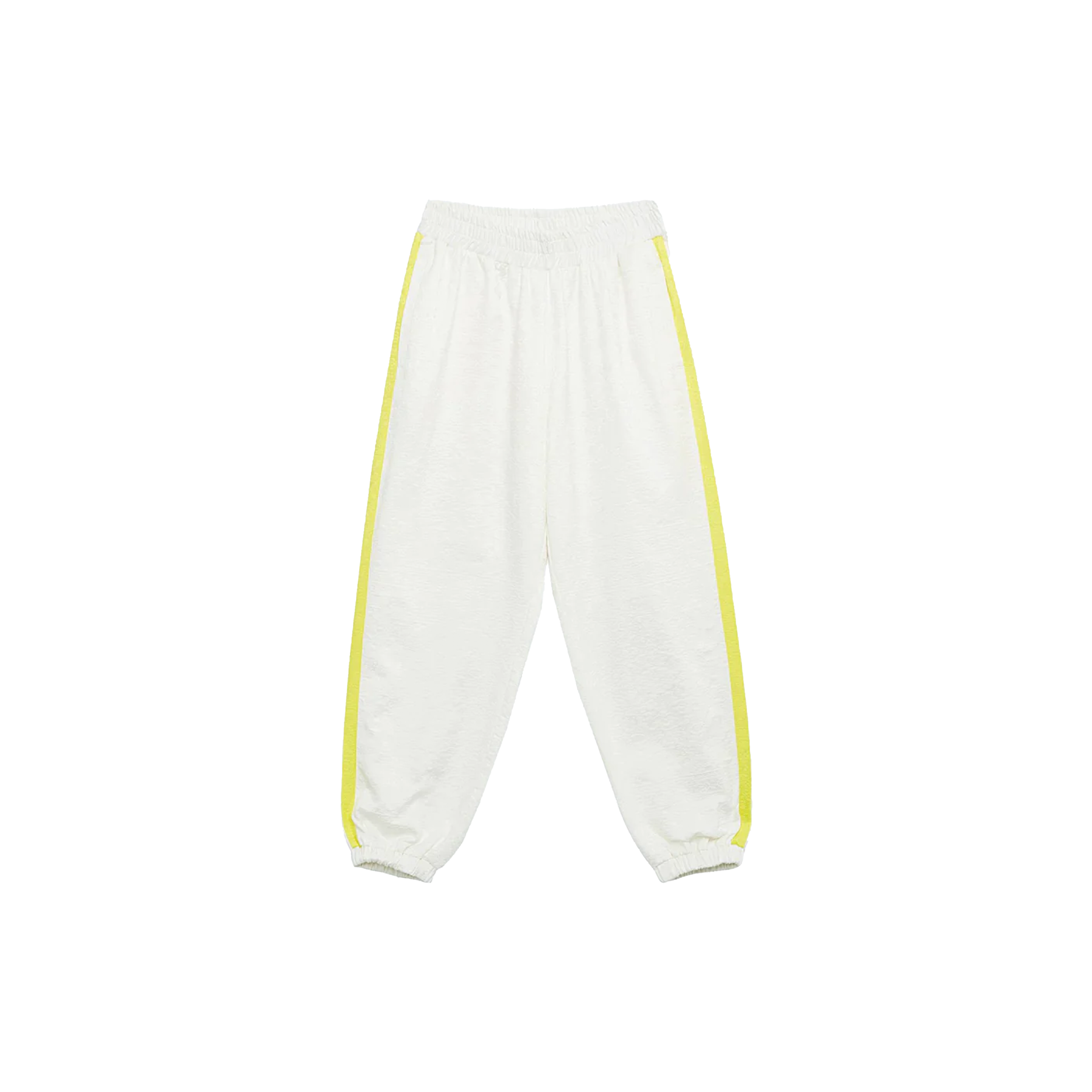 Les Benjamins White Track Pants