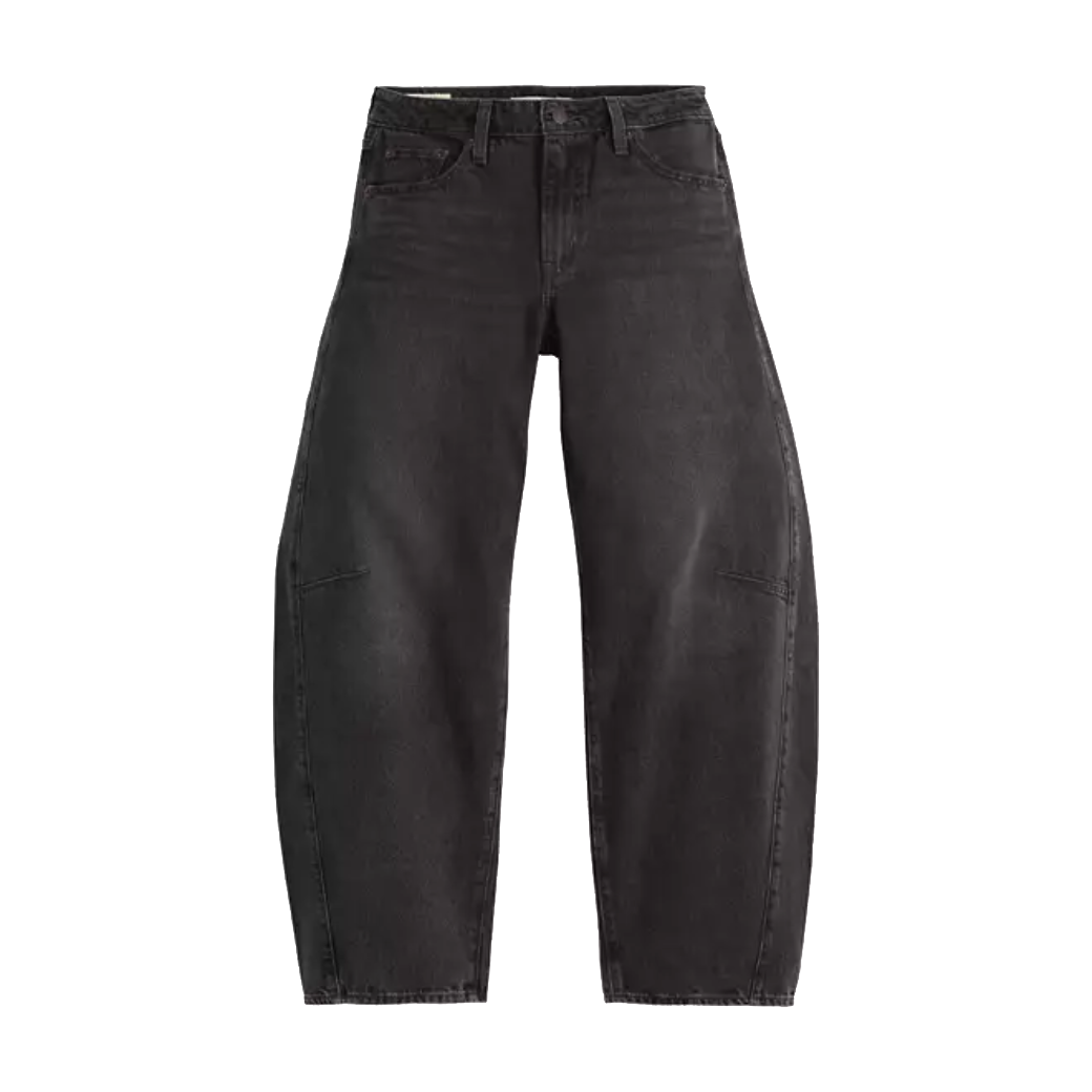 Levi's Women Baggy Dad Barrel Black