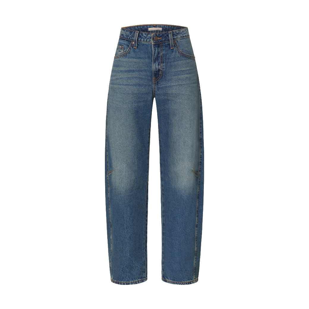 Levi's Women Baggy Dad Barrel Dark Indigo / Worn In