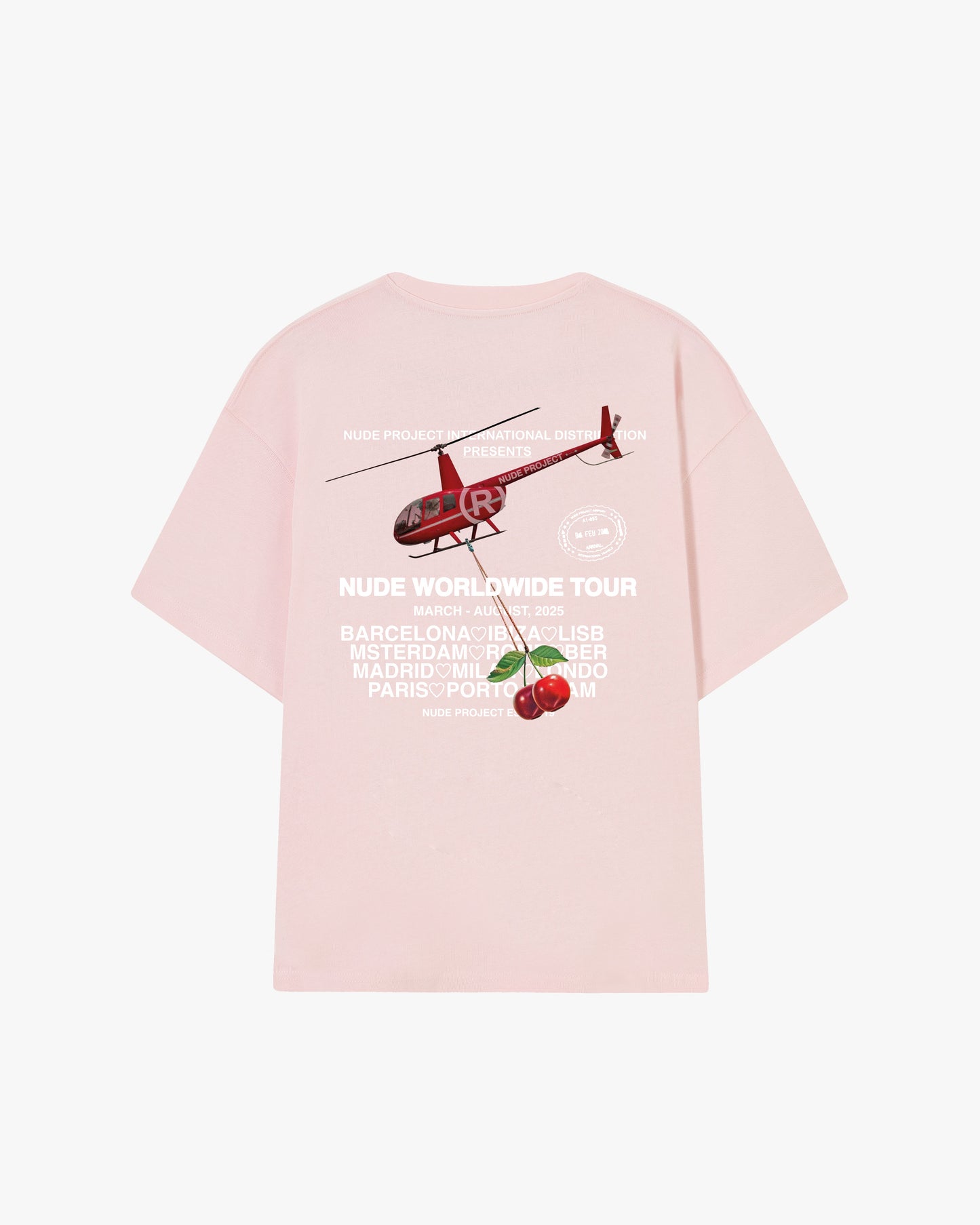 Nude Project Nude Tour Pink T-Shirt