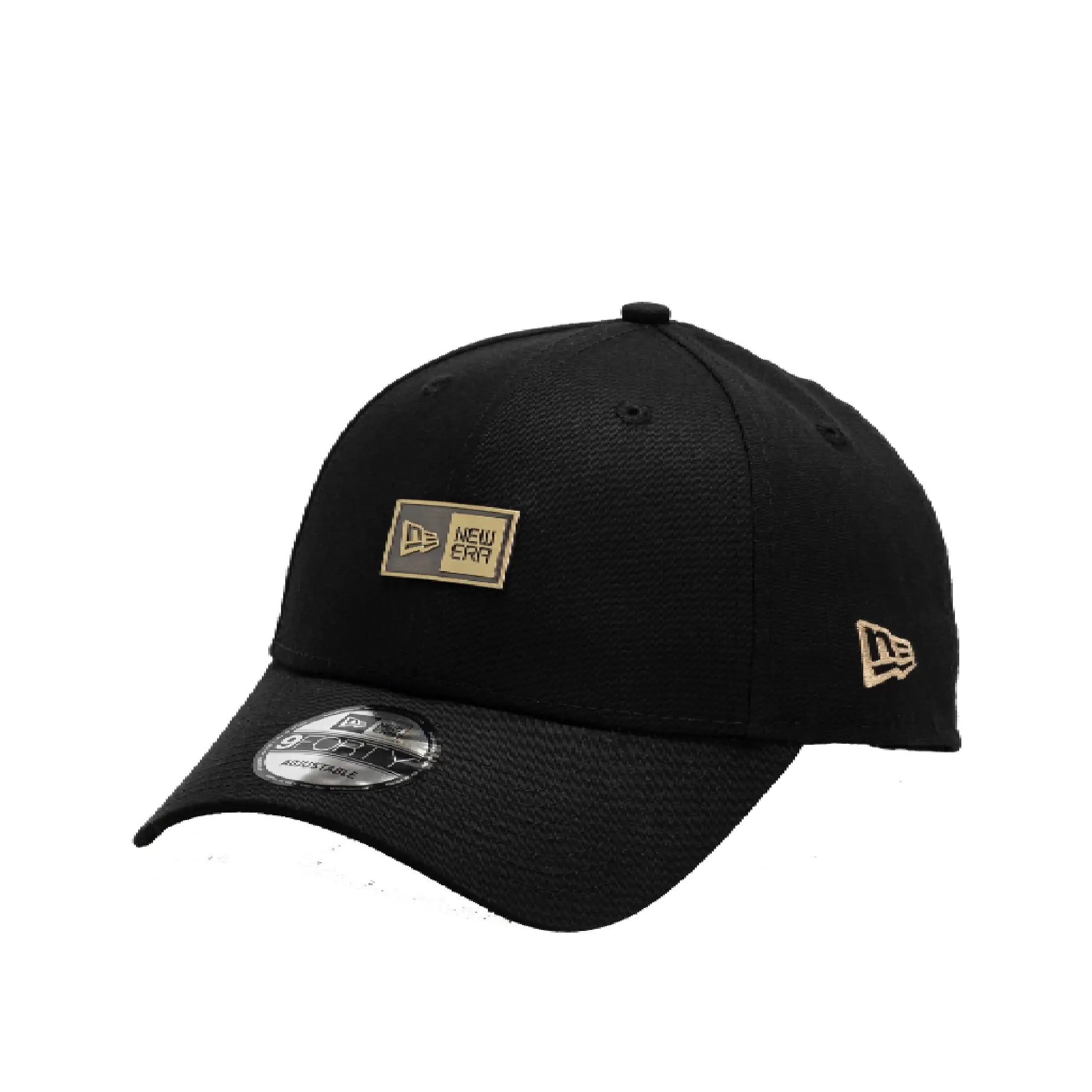 New Era Badge 9Forty Black Cap
