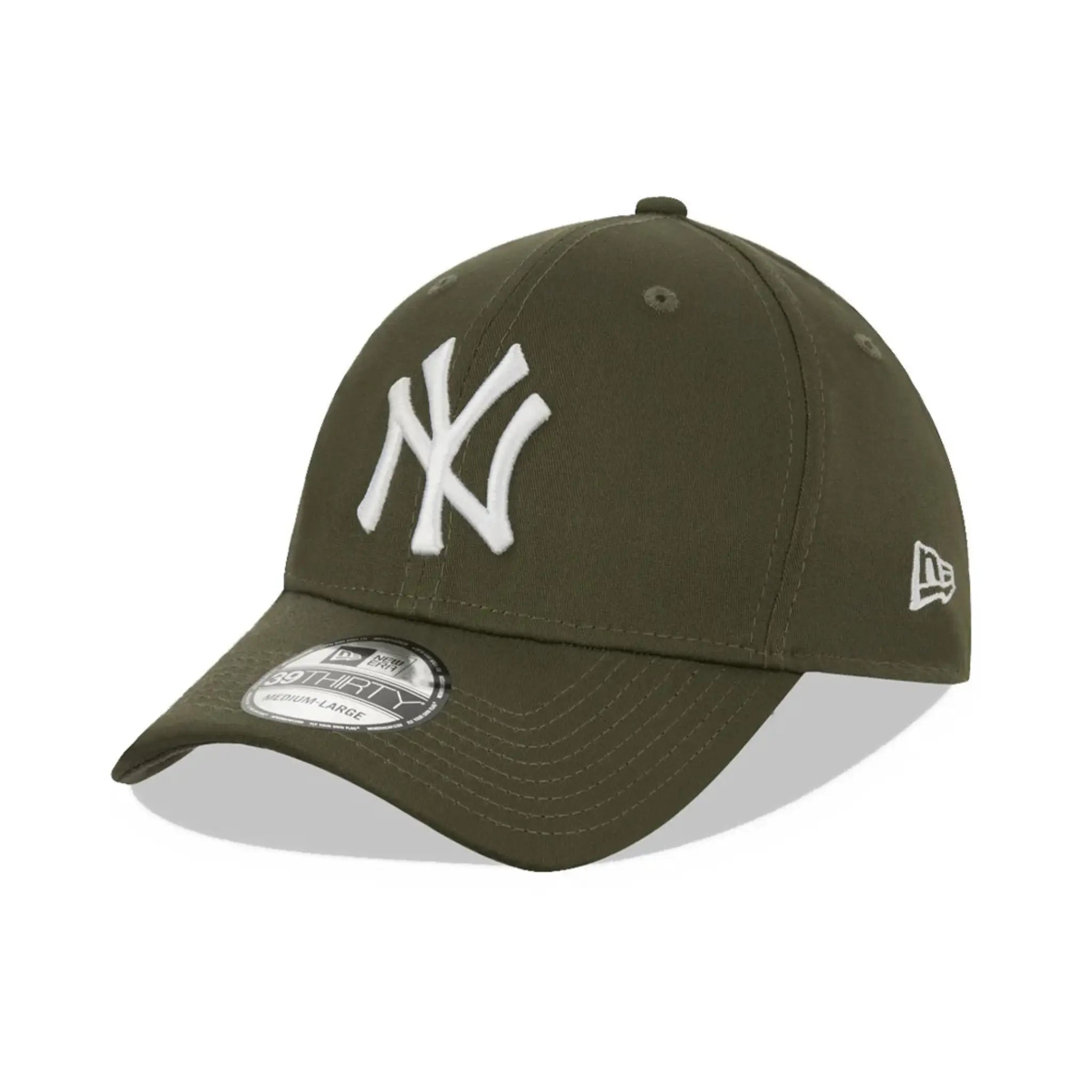New Era League Essential New York Yankees Olive / White Cap