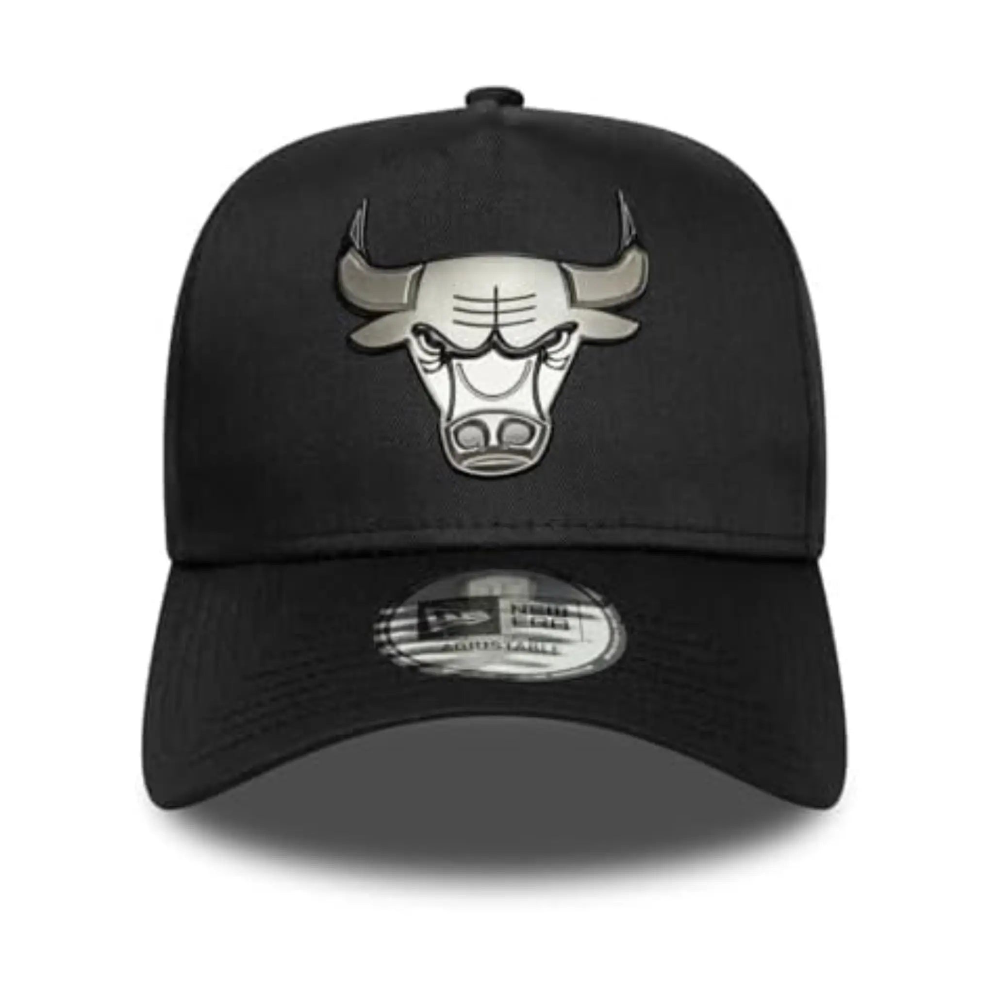 New Era Metallic Eframe Chicago Bulls Black Cap