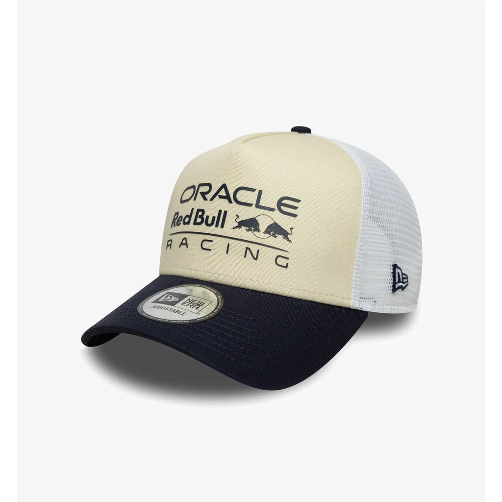 New Era Red Bull F1 Seasonal Trucker Light Beige Cap