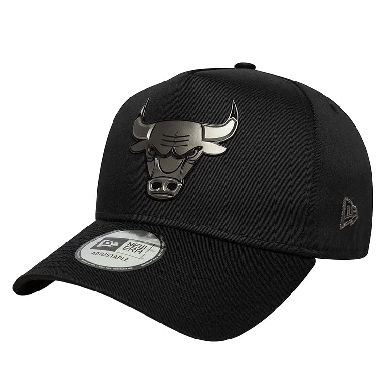 New Era Metallic Eframe Chicago Bulls Black Cap