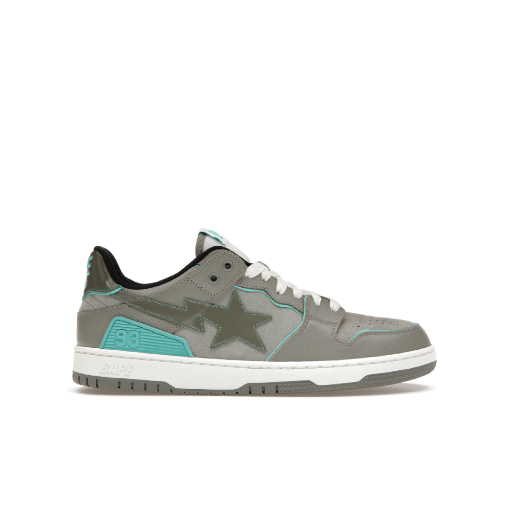 Bape A Bathing Bape SK8 Sta Grey Turquoise