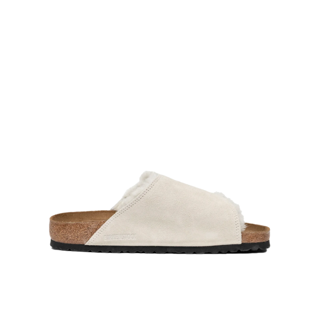 Stussy Birkenstock Solana Shearling Slide Bone