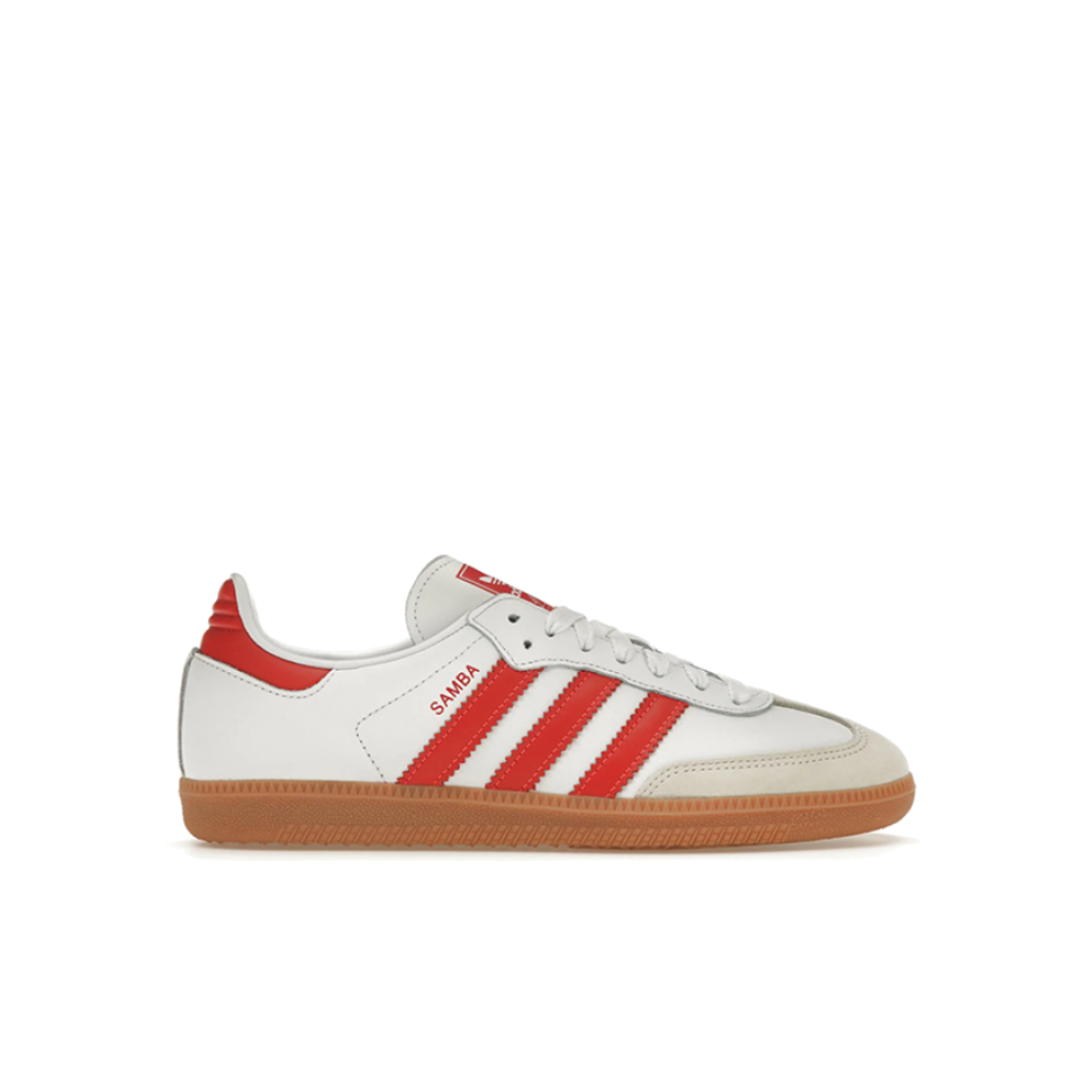Adidas Samba OG White Solar Red Gum