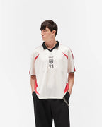 Represent Spike Football Flat White T-Shirt