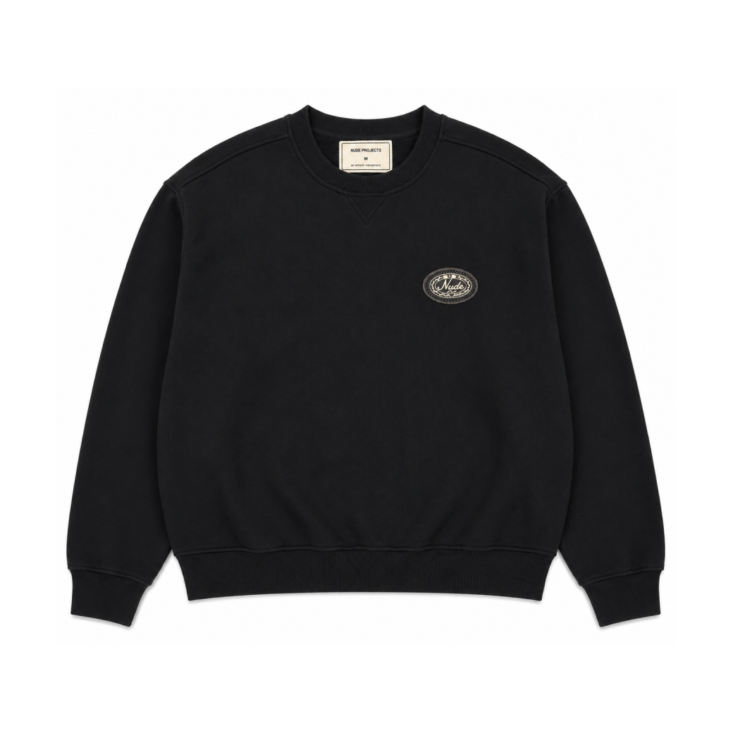 Nude Project Essential Crewneck Black