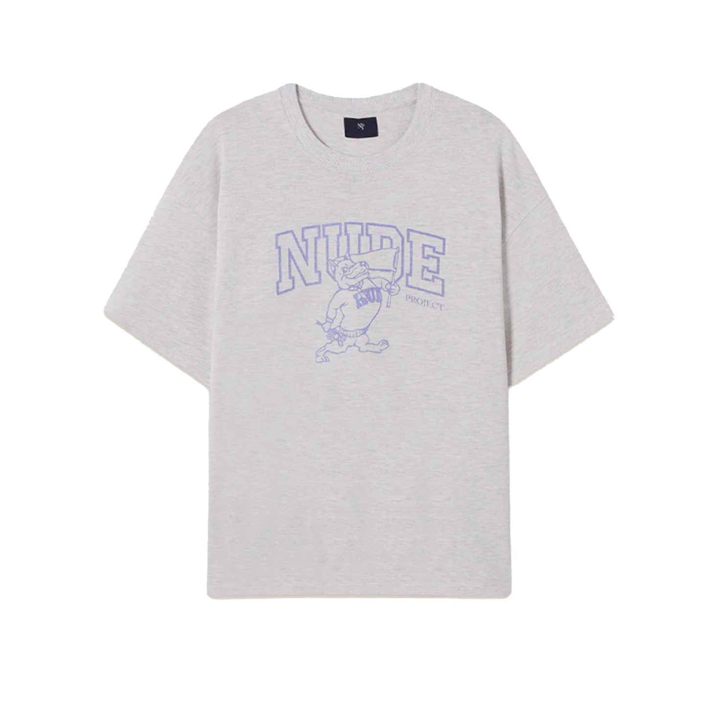 Nude Project Varsity Hound Grey T-Shirt