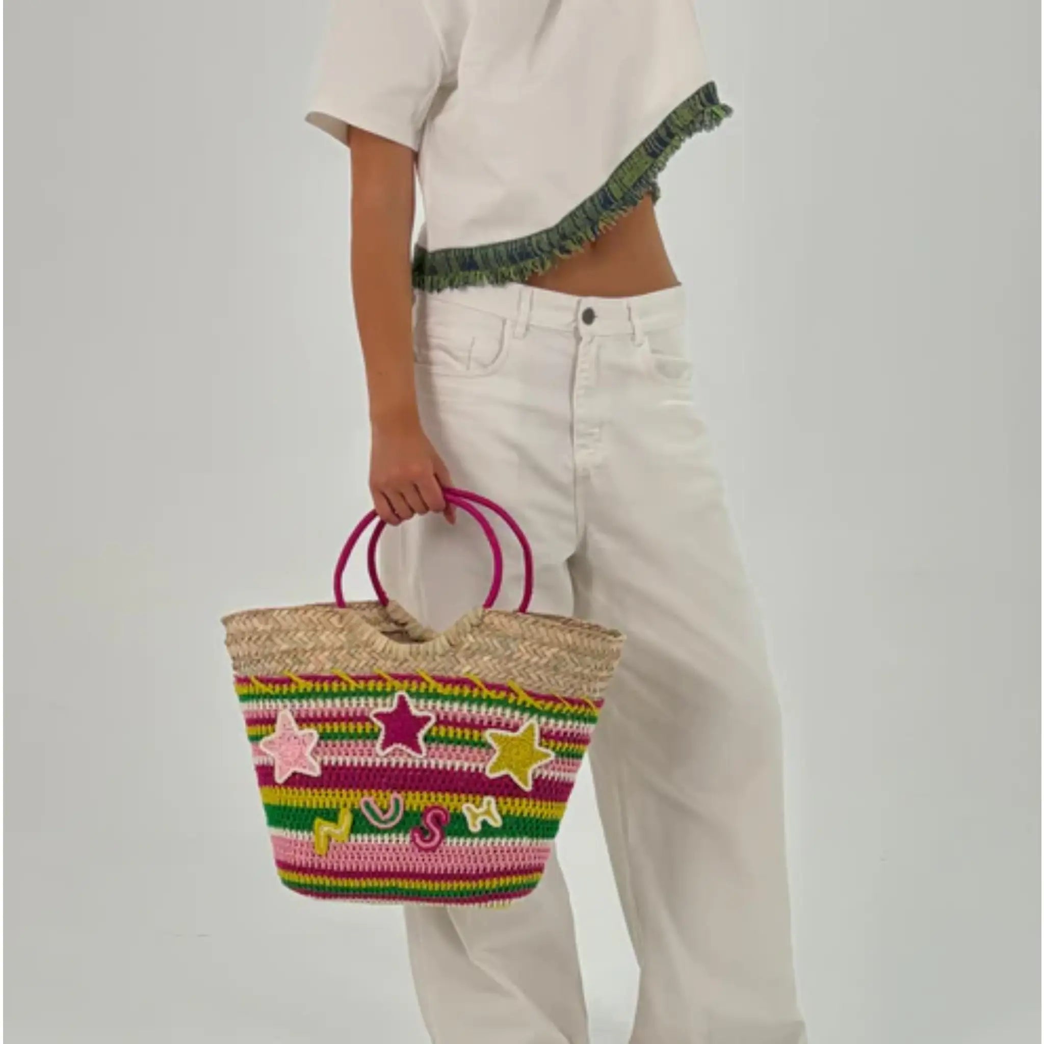 Nush The Keela Beach Bag Pink