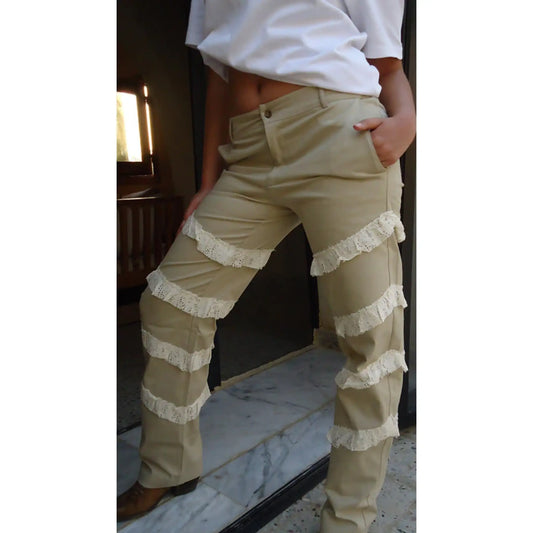 Nush The Benny Pants Beige