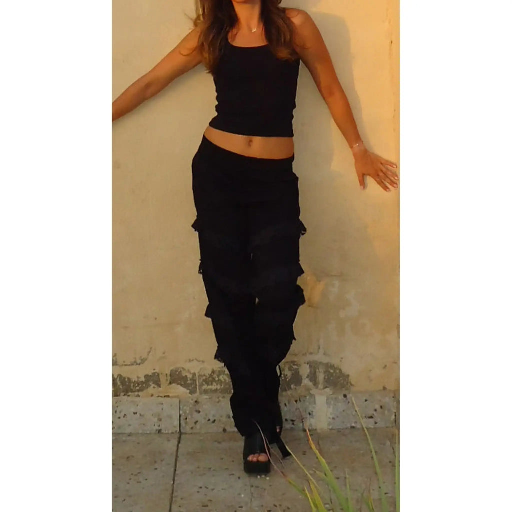 Nush The Benny Pants Black