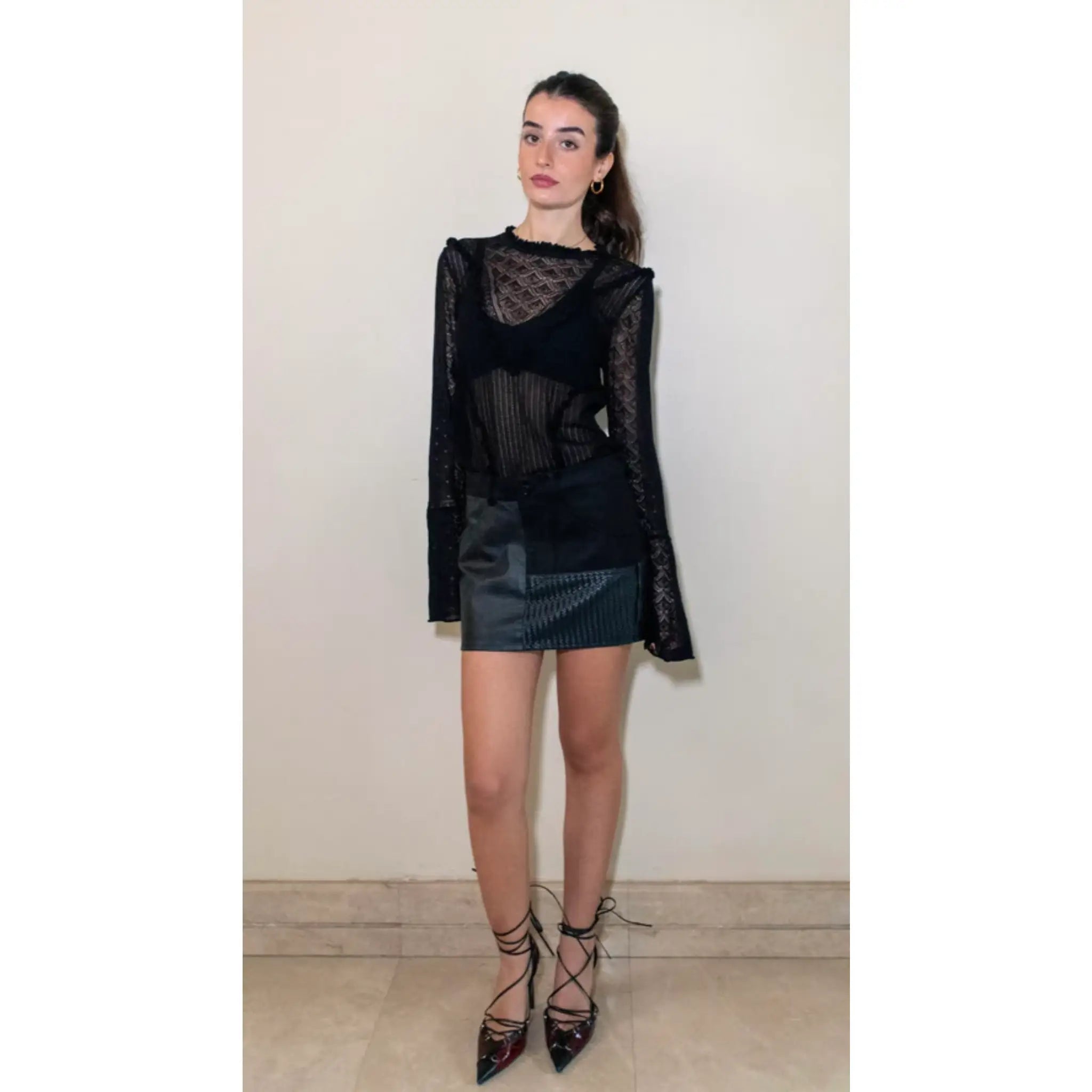 Nush The Tommy Skirt Black