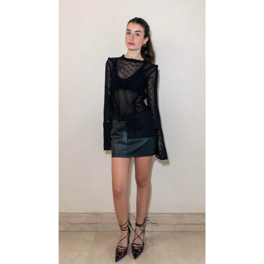 Nush The Tommy Skirt Black