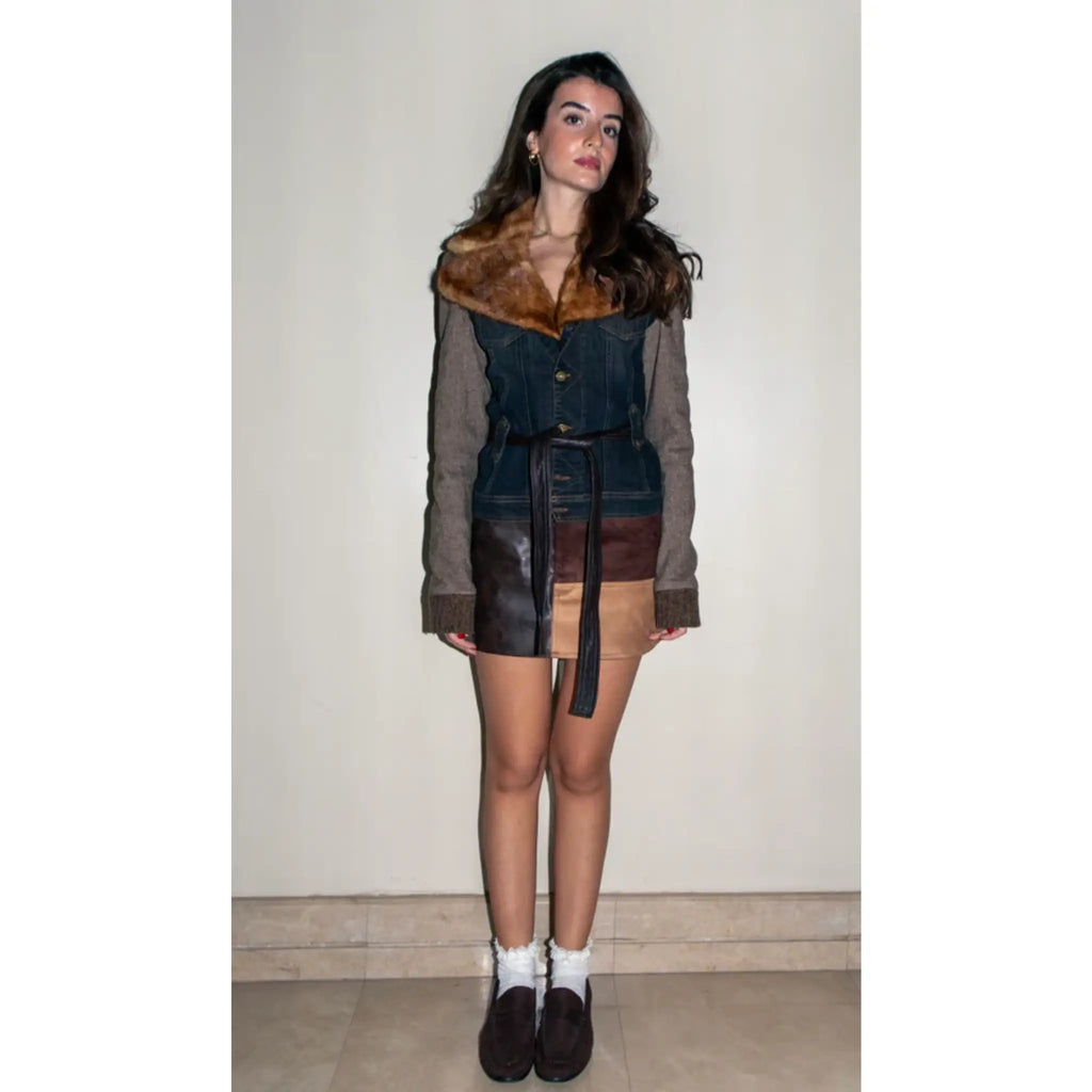 Nush The Tommy Skirt Brown