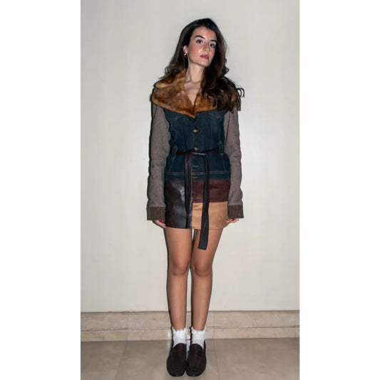 Nush The Tommy Skirt Brown