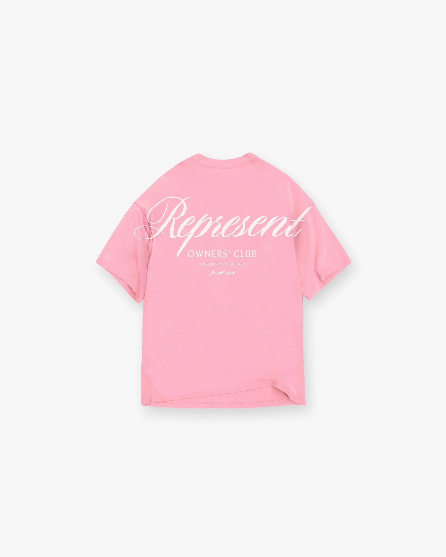 Represent Owners Club Script T-Shirt Pink