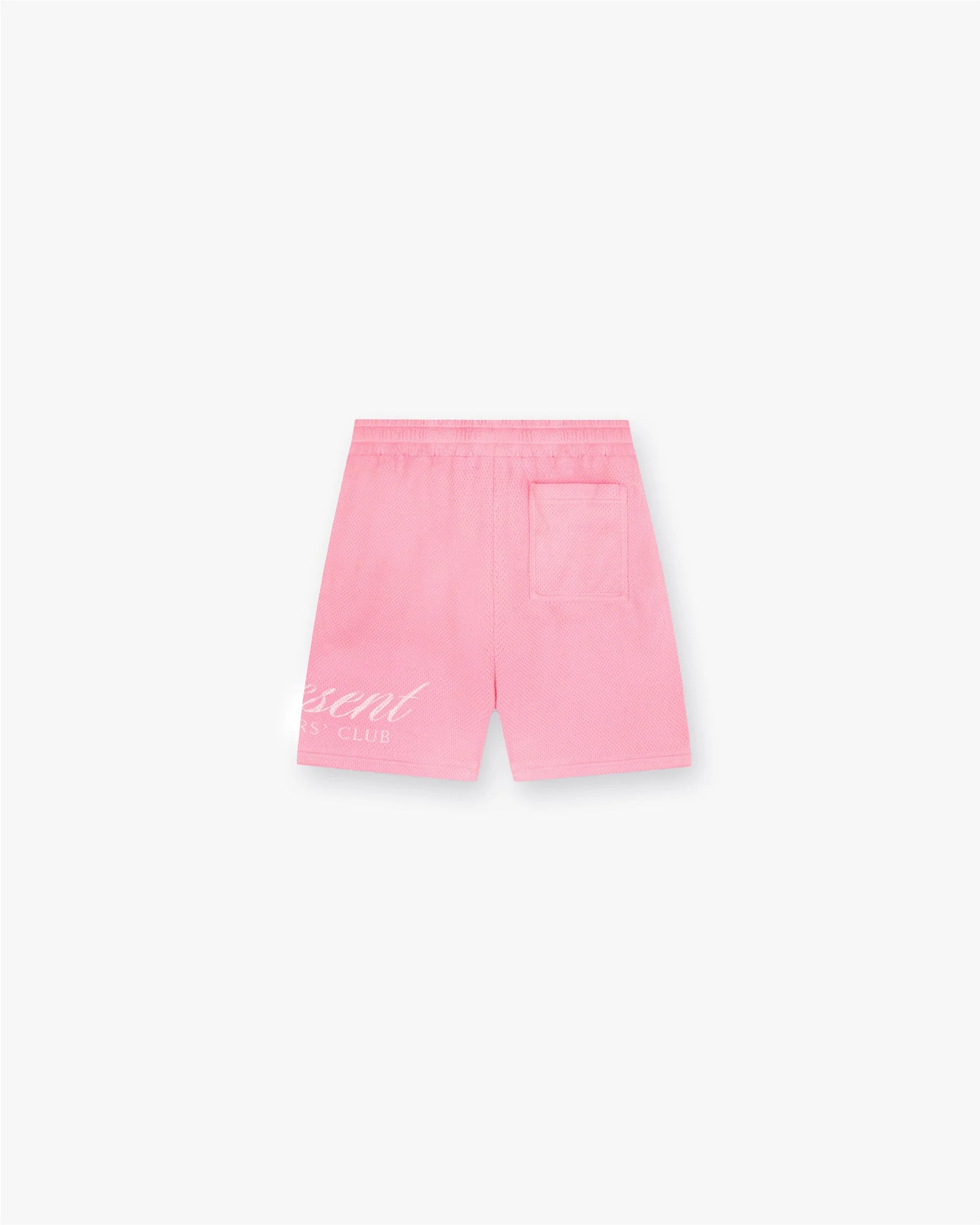 Represent Owners Club Pink Script Mesh Shorts