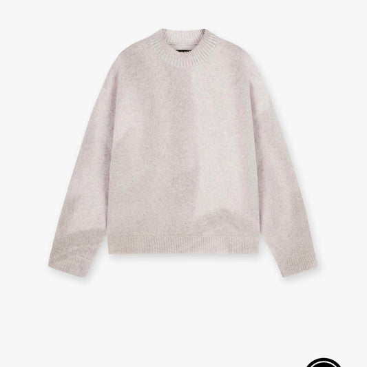 Represent Sprayed Horizons Sweater Taupe