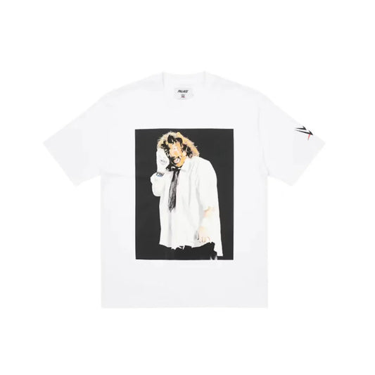 Palace x WWE Mankind Sock White T-Shirt