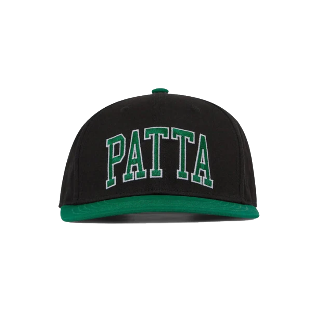 Patta Arc Logo Snapback Cap Green / Black