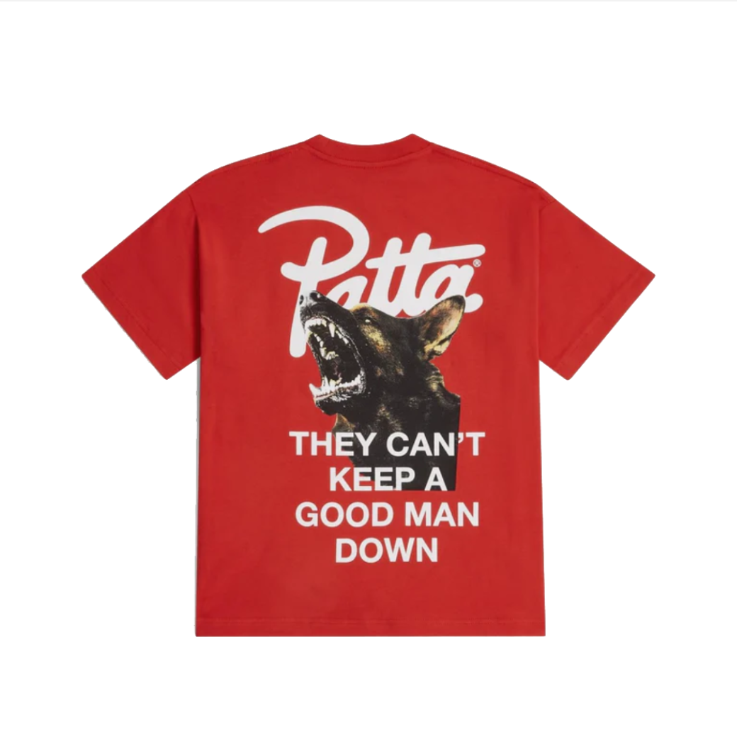 Patta Bark T-Shirt Racing Red