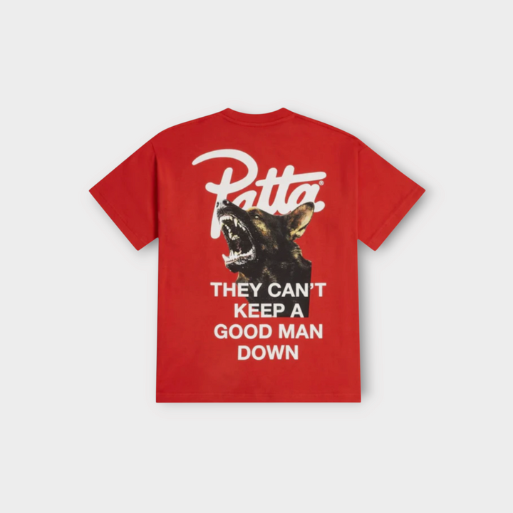 Patta Bark Tee Racing Red