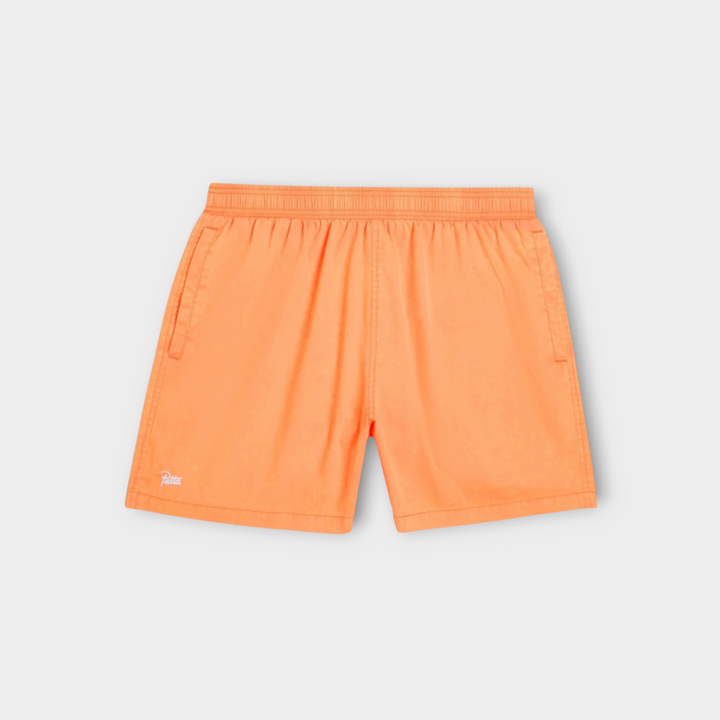 Patta Basic Acid Wash Swim Shorts Melon