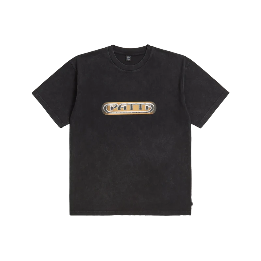 Patta Gilded Acid Washed T-Shirt Black