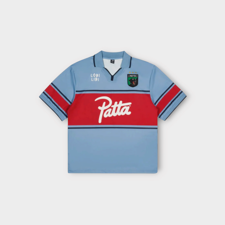 Patta Legacy Football Jersey Faded Denim