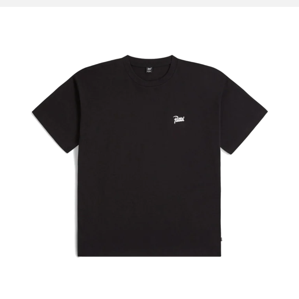 Patta Script Logo T-Shirt Black