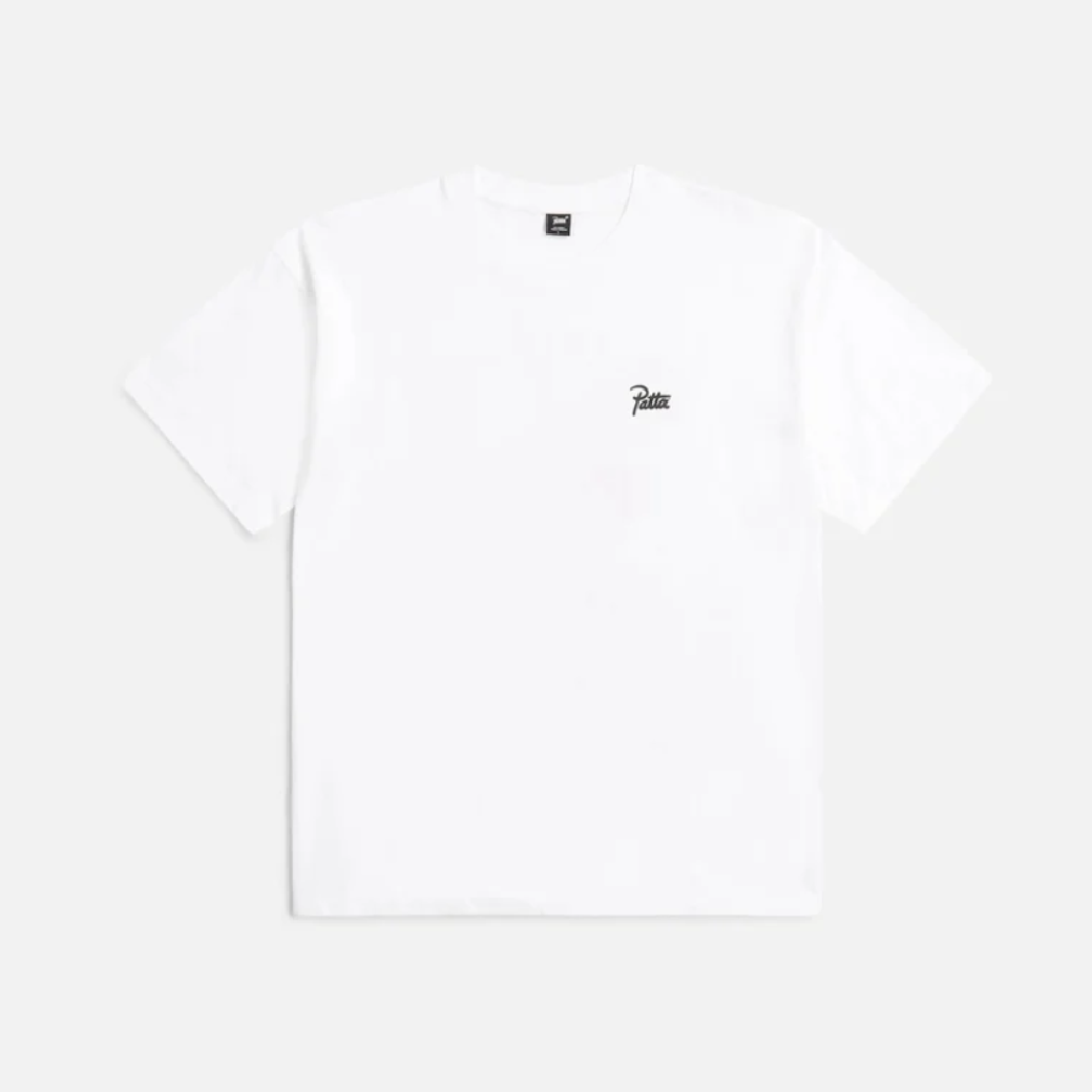 Patta Script Logo T-Shirt White