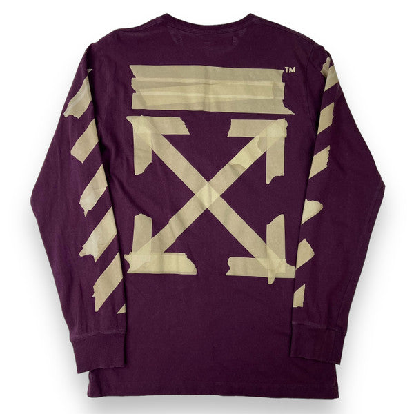 OFF-White Purple Long Sleeve T-Shirt