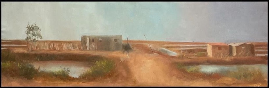Nancy Sayed 30 x 90 cm Oil on Canvas