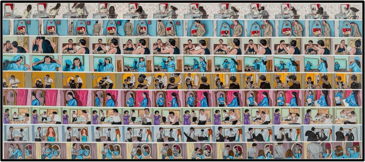 Hany Rashed 150 x 350 cm
Acrylic on canvas