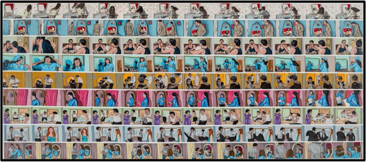 Hany Rashed 150 x 350 cm
Acrylic on canvas