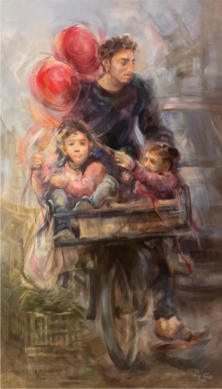 Miriam Fanous 120 x 70 cm Oil on canvas