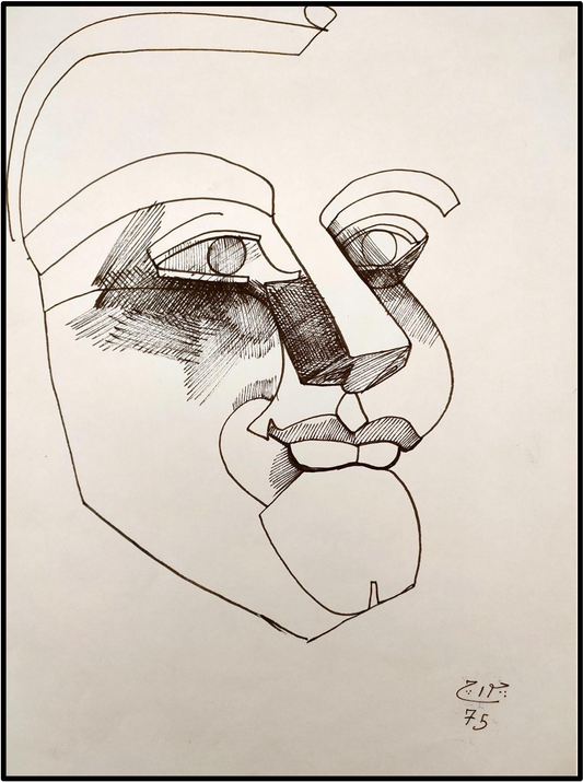 George Bahgoury 34 x 20 cm Pen on paper