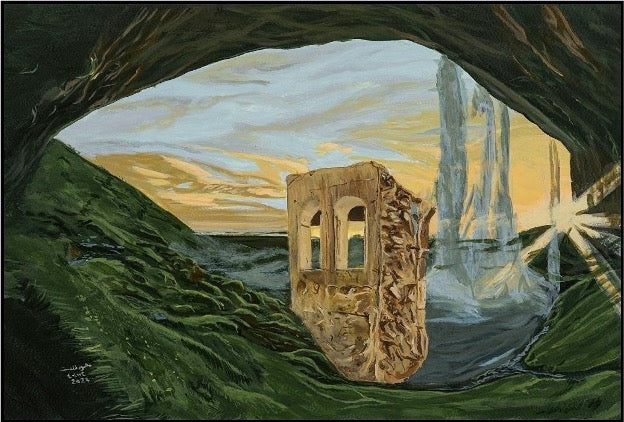 "High Hopes 4" Mahmoud Talaat 35 x 50 cm Acrylic on paper
