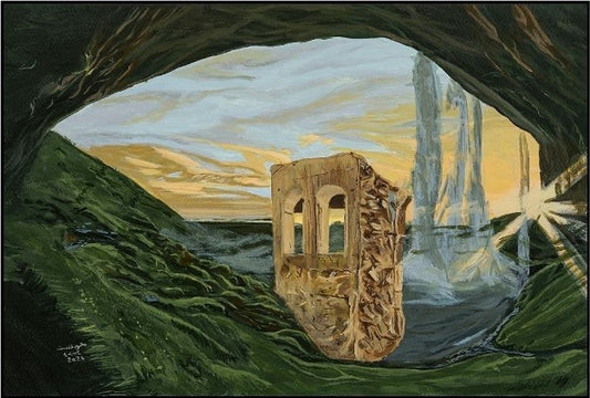 "High Hopes 4" Mahmoud Talaat 35 x 50 cm Acrylic on paper