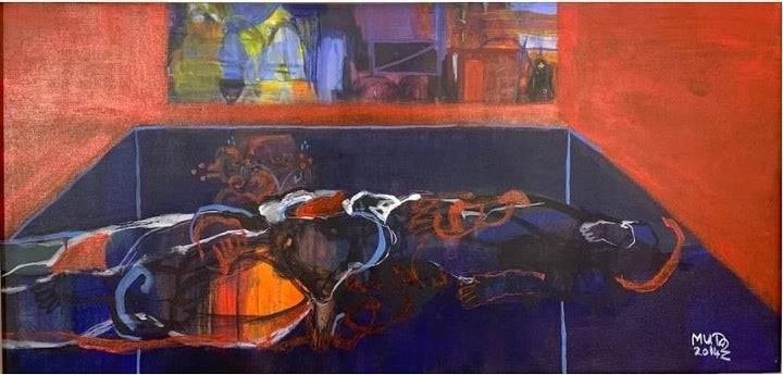 Mutaz El Emam
47 x 97 cm Acrylic on canvas