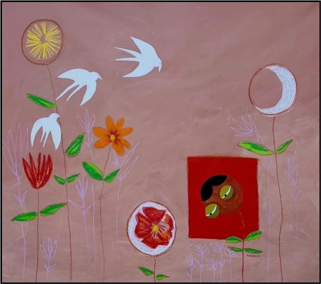 Reem Aljeally 117 x 130 cm Acrylic on canvas