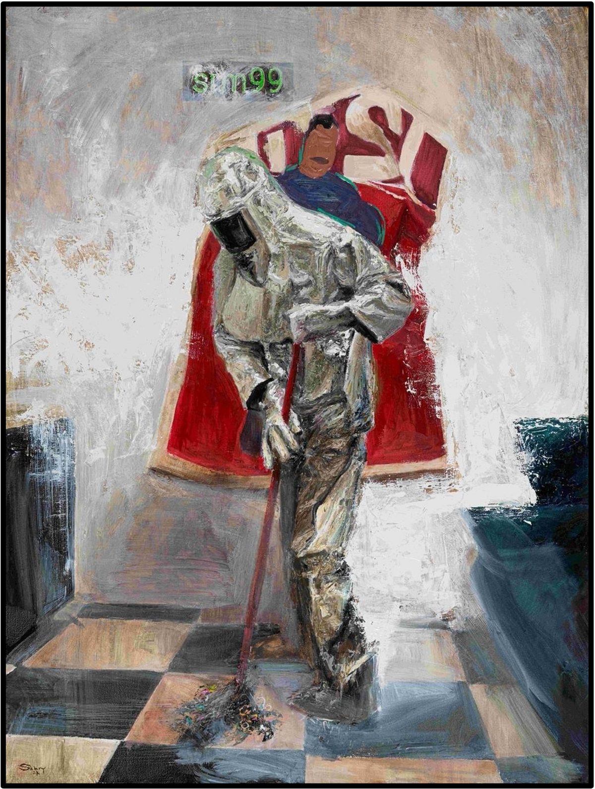 Mohamed Sabry Sayed 118 x 88 cm
Oil on canvas