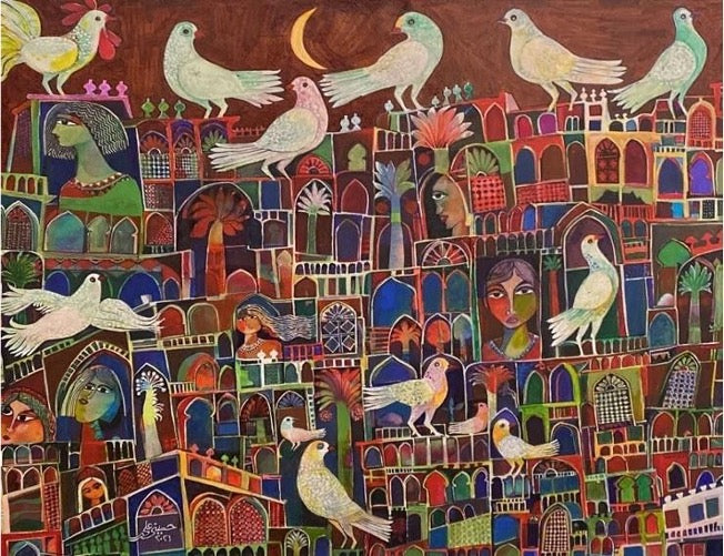 ElHusseiny Aly
50 x 60 cm
Mixed media on paper