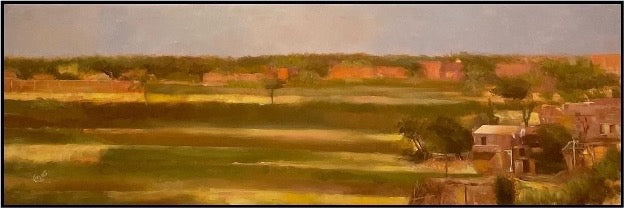 Nancy Sayed 30 x 90 cm Oil on Canvas