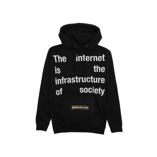 Pleasures Internet Black Hoodie